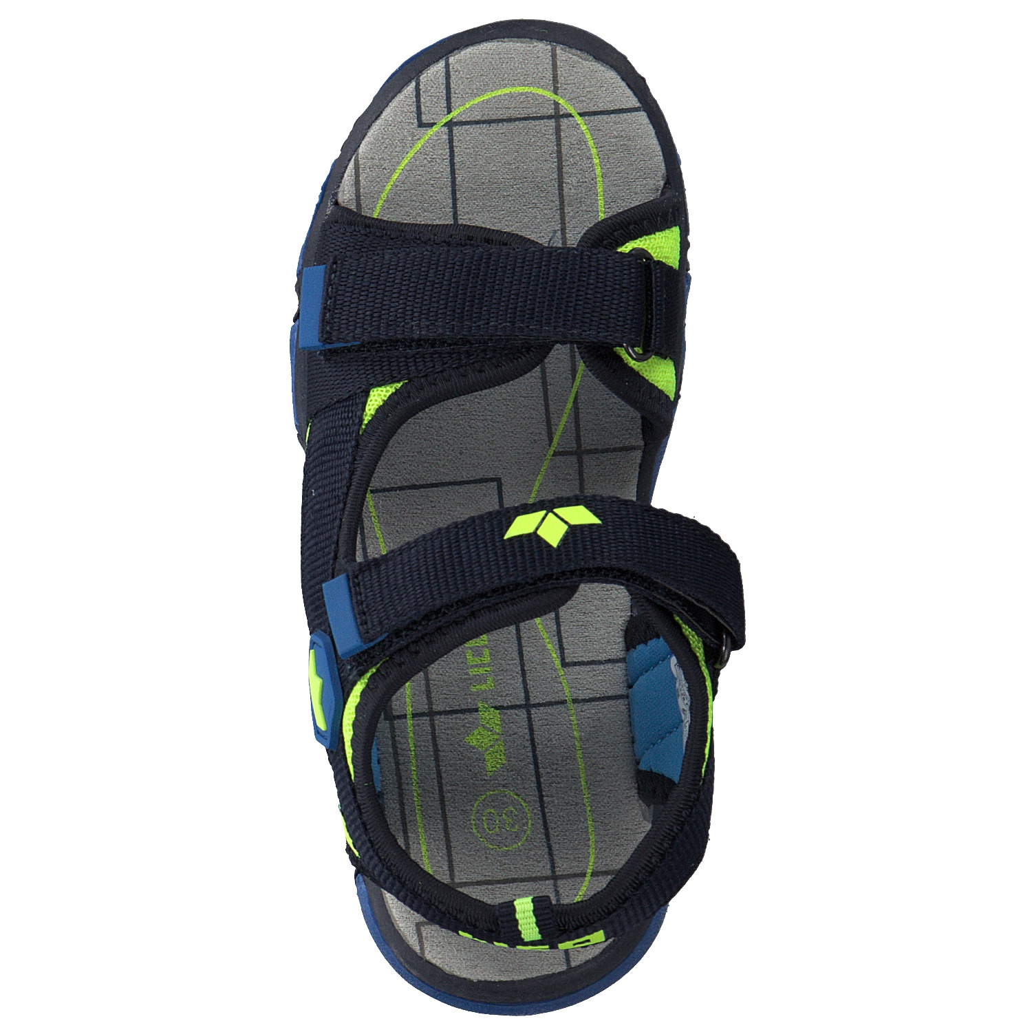 Geka Palau V, Sandalen (Kinder), Kinder, marine/lemon/blau