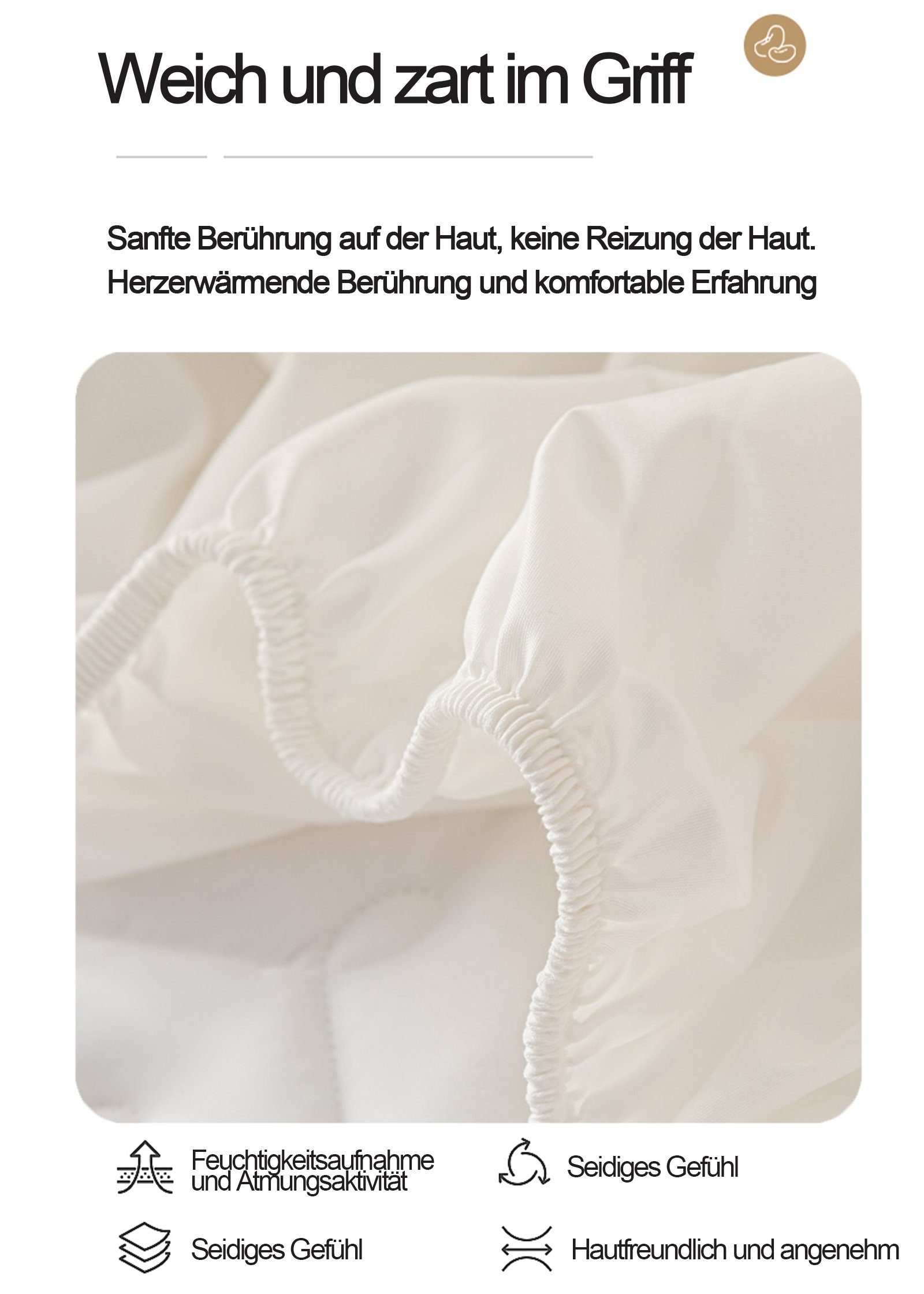 Matratzenschoner Matratzenauflage Wasserdicht und Atmungsaktiv 180*200cm KUGI, Kein knisternder Anti-Milben-/wasserdichter Matratzenschoner