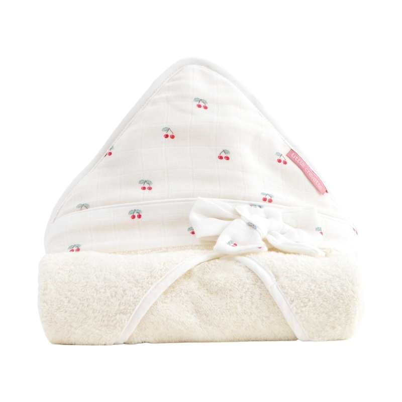 Cape de bain Cerise