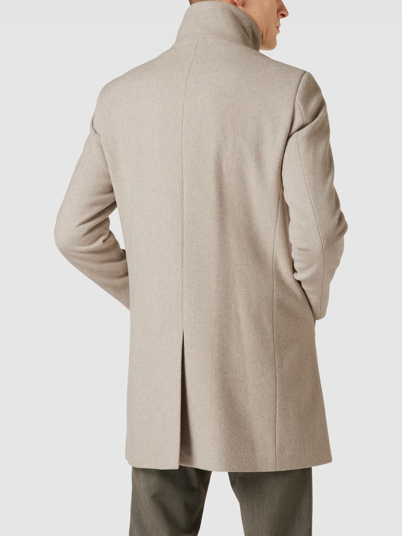 Mantel mit Umlegekragen Modell 'Harvey' in taupe