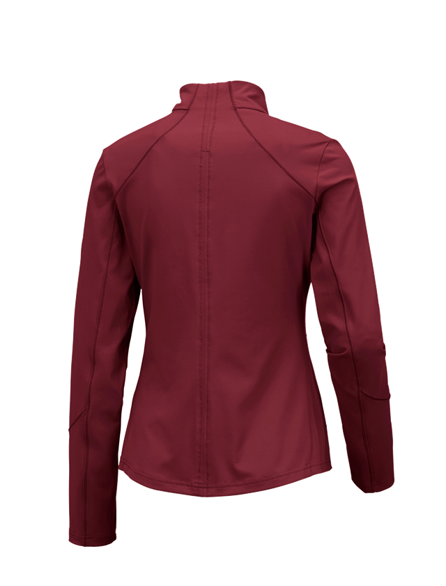 e.s. Funktions Sweatjacke solid, Damen