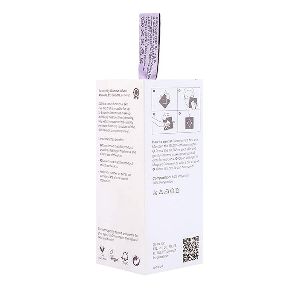 glov Comfort Very Berry gant démaquillant Comfort