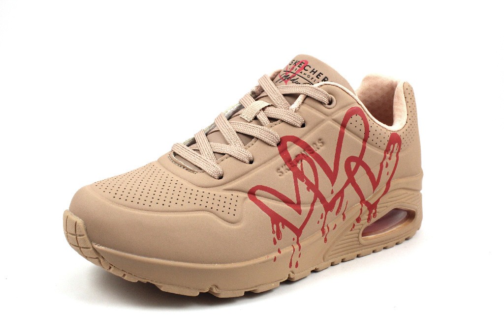 SKECHERS Freizeit Schnürer beige