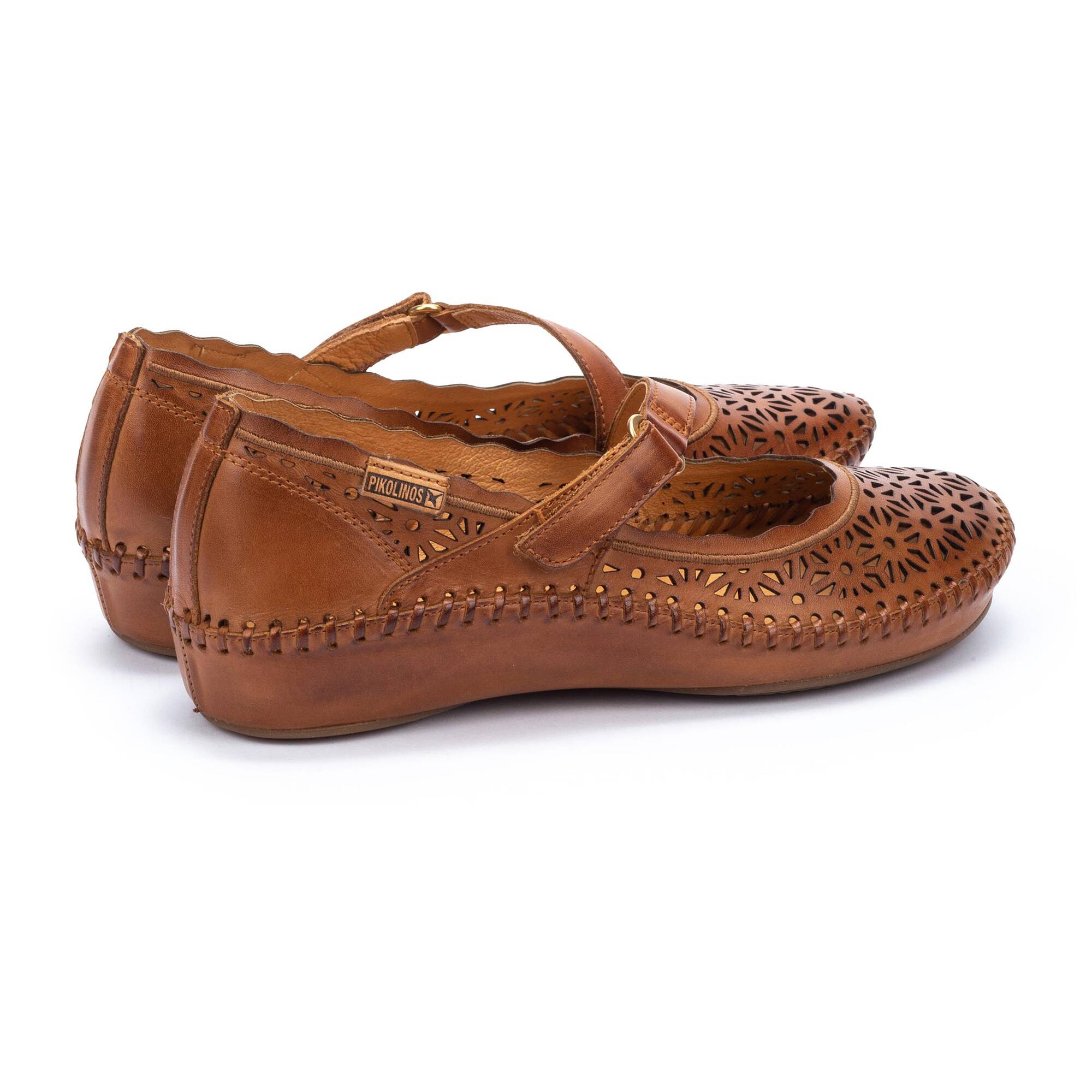 Baleriny damskie zapinane na rzepy - BRANDY