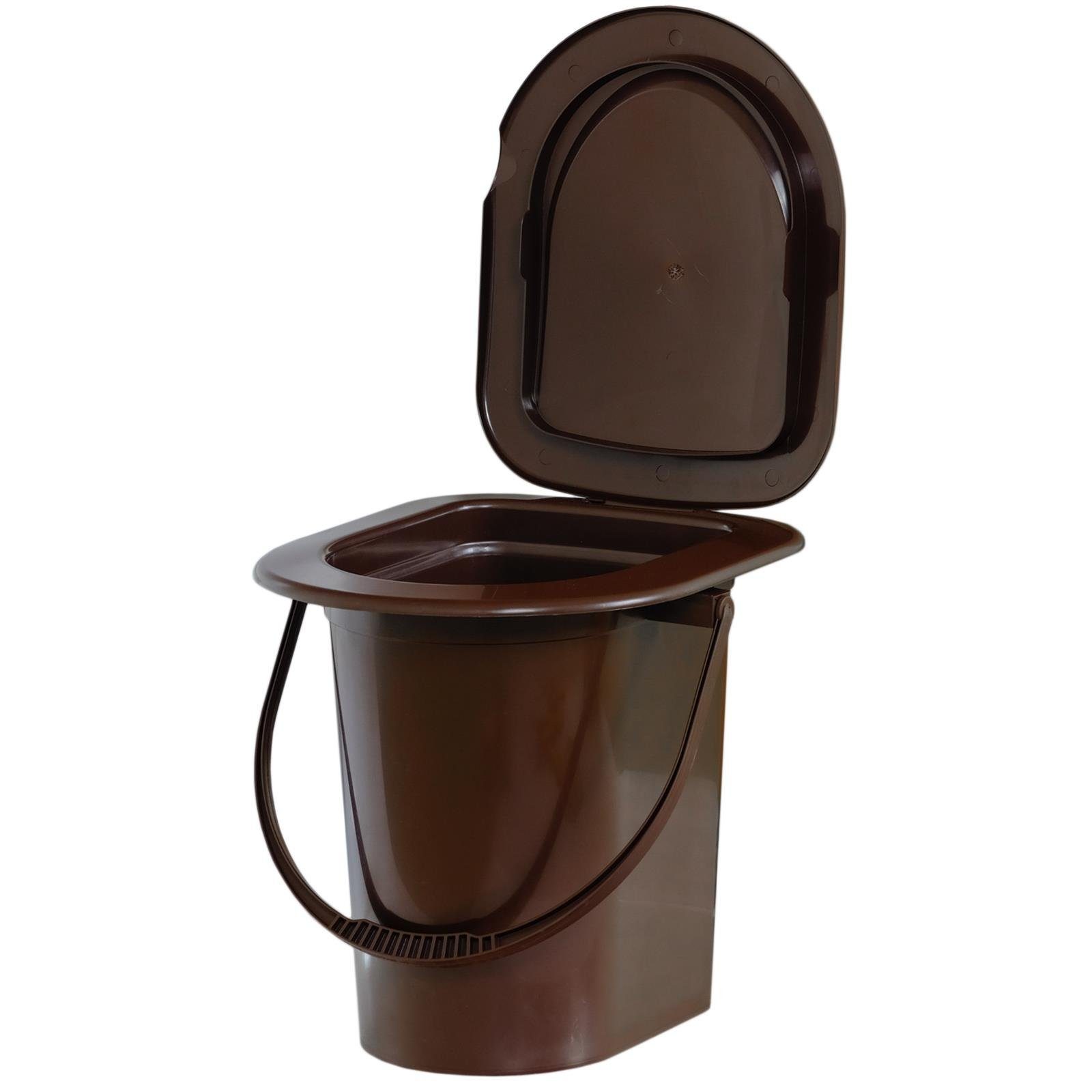 4BIG.fun Campingtoilette Tragbare Camping Toilette 17 L Reisetoilette Eimer