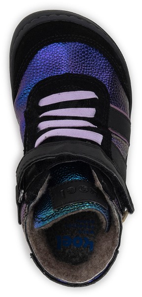 Koel bare ~ Daniel 2.0 MidCut Sneaker Wollfleece + Tex ~ Purple