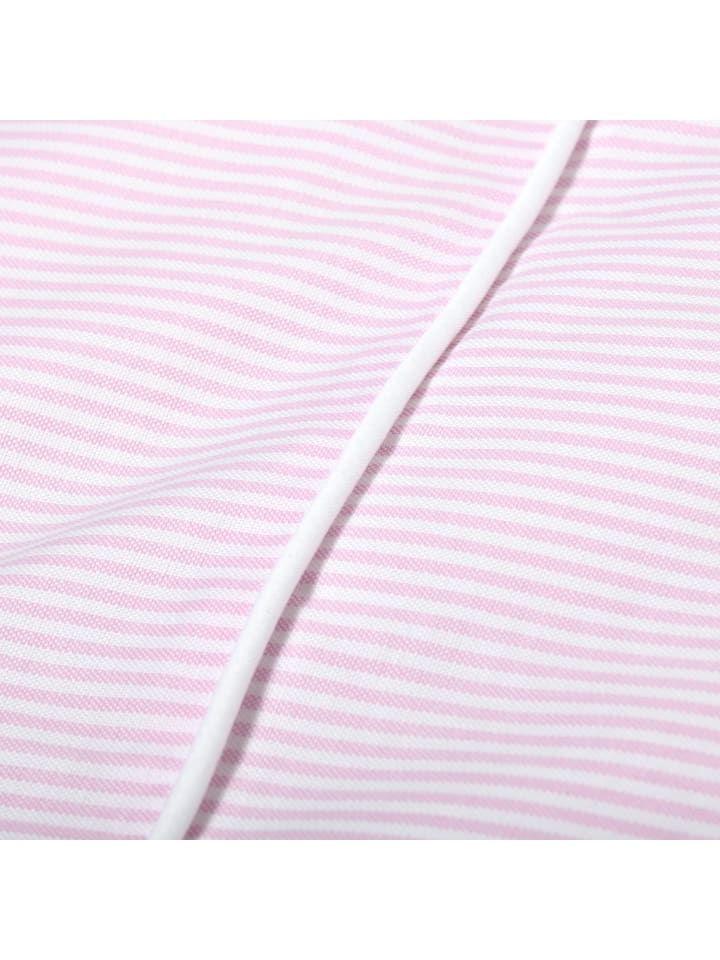 nordic coast company  Hochwertige Babybettwäsche in Rosa-Weiß 80x80 cm günstig kaufen 80x80 cm