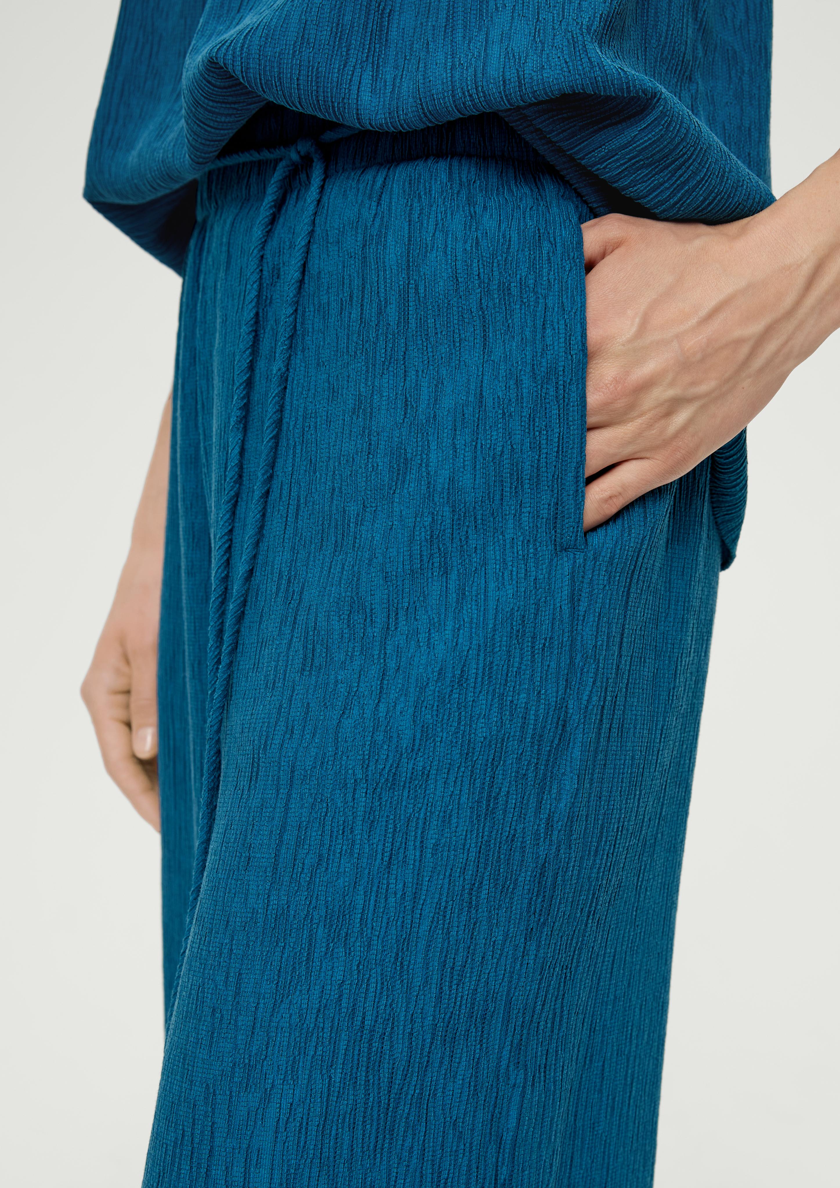 Loose: Culotte mit Crinkle-Struktur  2132314-6768