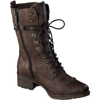 Mustang Schnürstiefelette in braun
