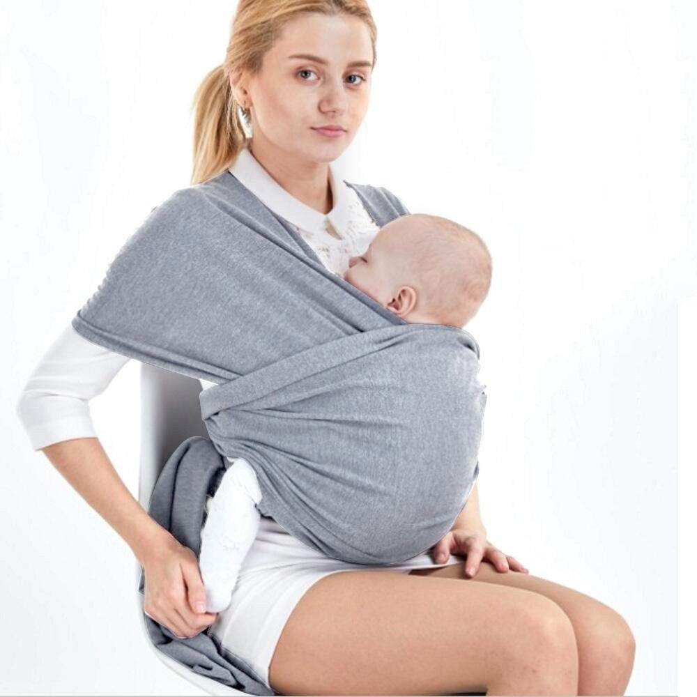 Peysaitr Tragetuch Tragetuch Neugeborene Babytrage ab Geburt Tragegurt in Einheitsgröße (Set, 1-tlg), Einfach zu verwenden
