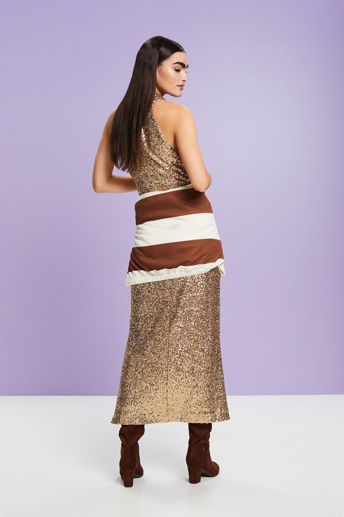 Maxikleid mit Pailletten