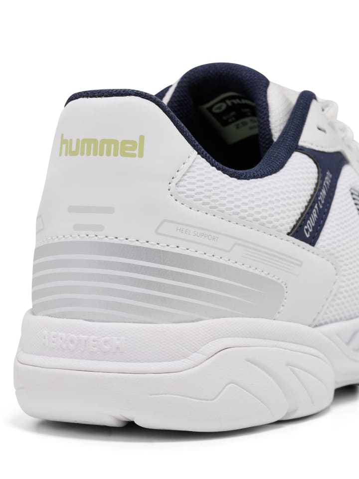Hummel Hummel Hallenschuh Court Control Erwachsene in WHITE/BLACK IRIS günstig kaufen