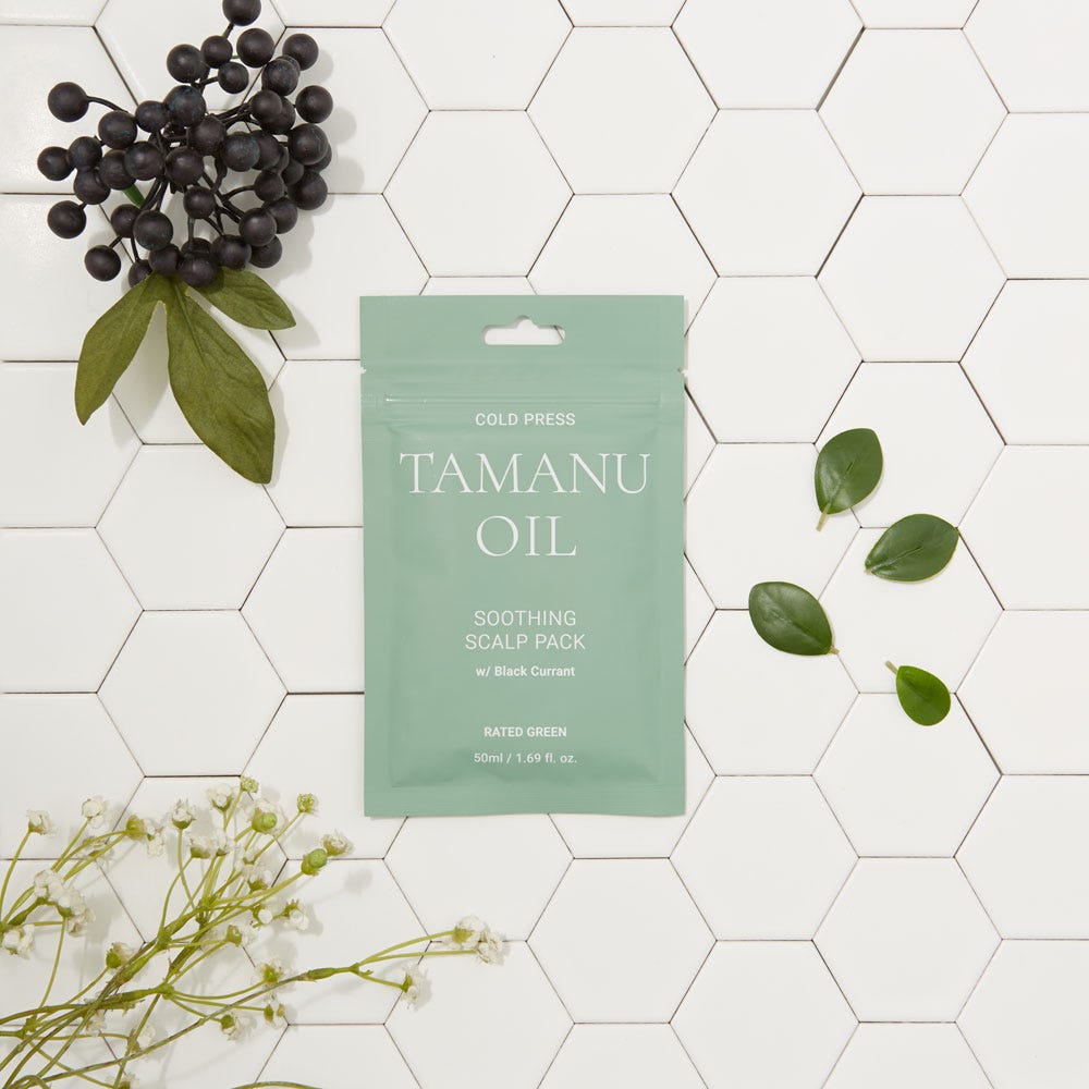 Rated Green Cold Pressed Tamaru Oil Soothing Scalp Pack 50 ml