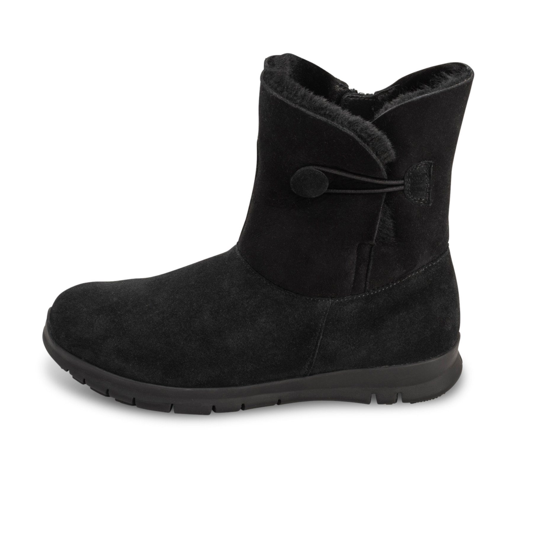 vitaform Damenschuhe Stiefelette Veloursleder Stiefelette
