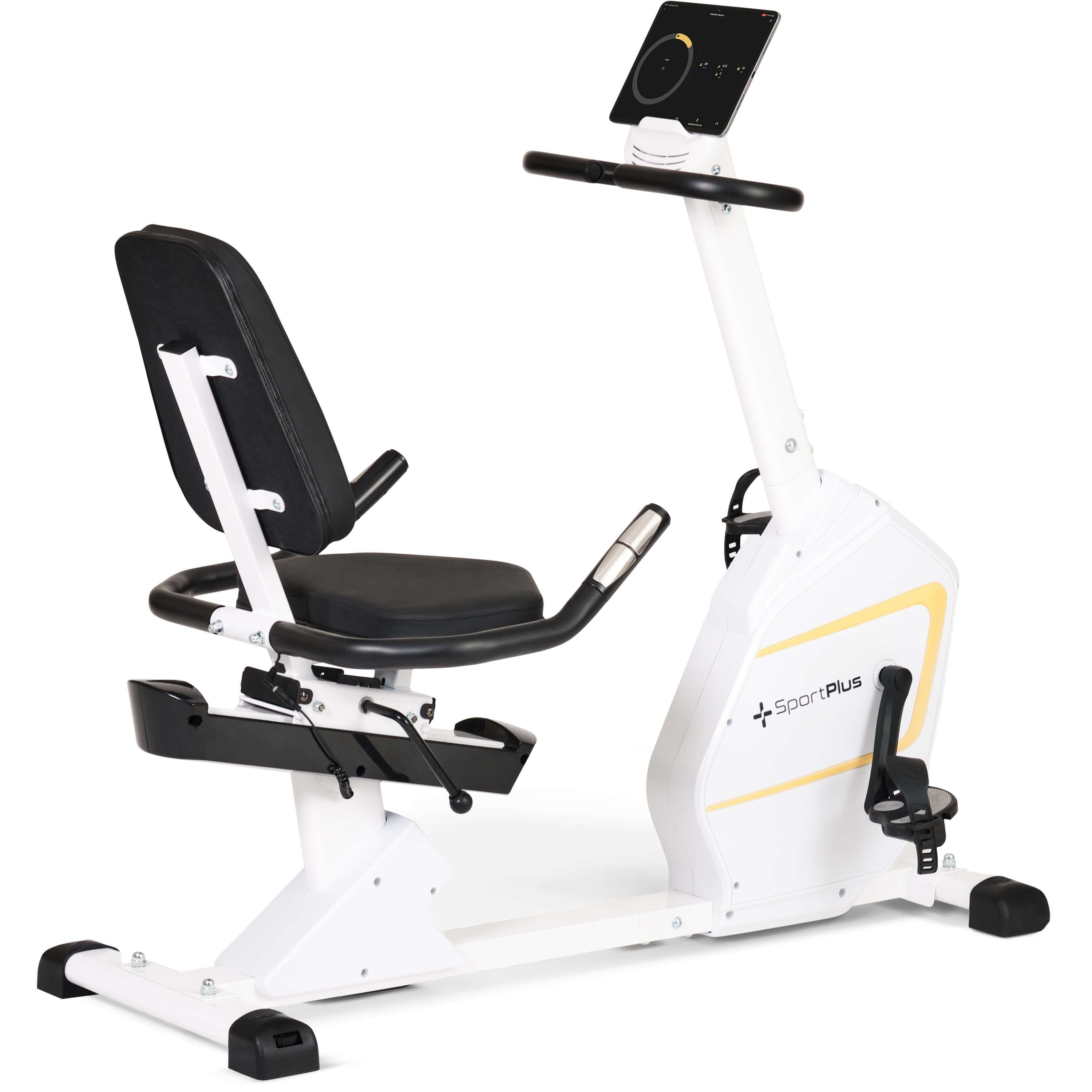 SportPlus Heimtrainer SP-RB-9900-W-iE, Sitzheimtrainer, App-Steuerung, SP-RB-9900-iE
