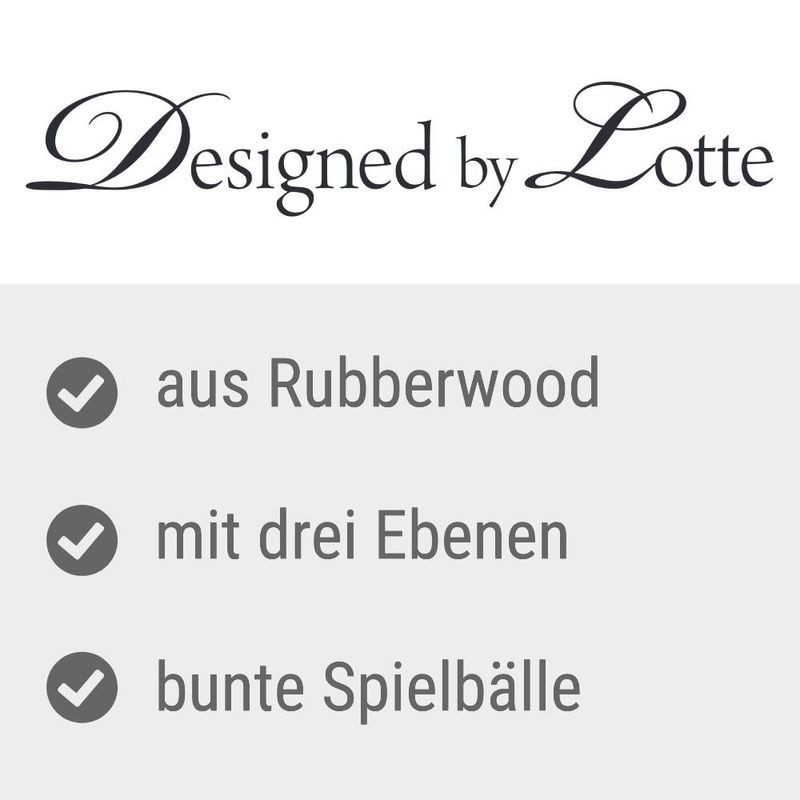 Designed by Lotte Holz-Spielturm Mia für Katzen