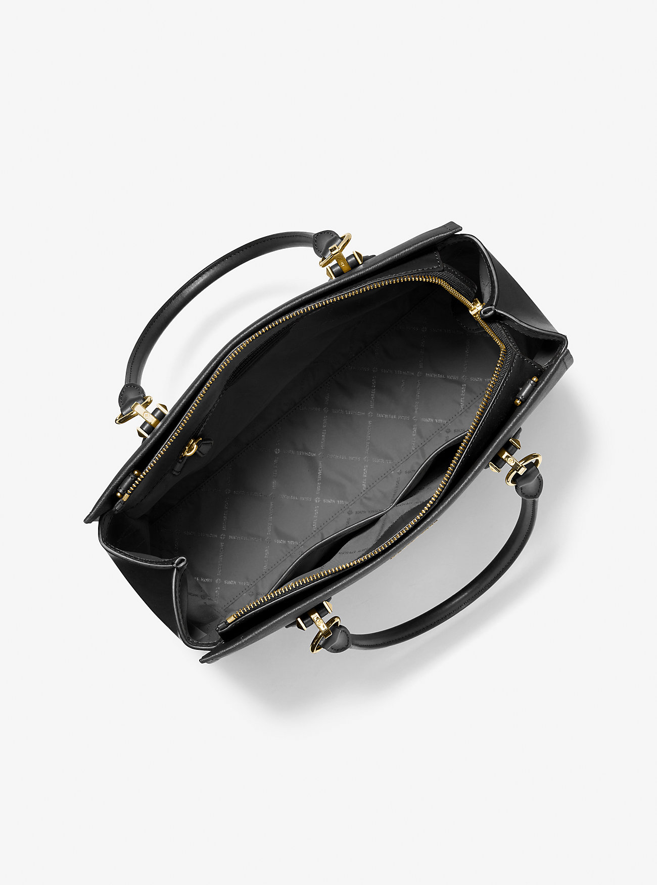 Borsa a mano grande Marilyn in pelle Saffiano - NERA