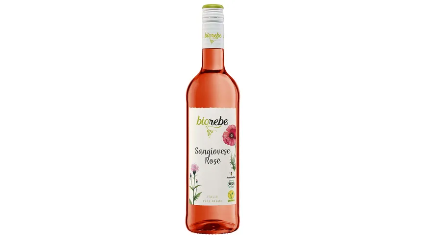 BioRebe Sangiovese Rosé Italien IGP, halbtrocken 0.75 l