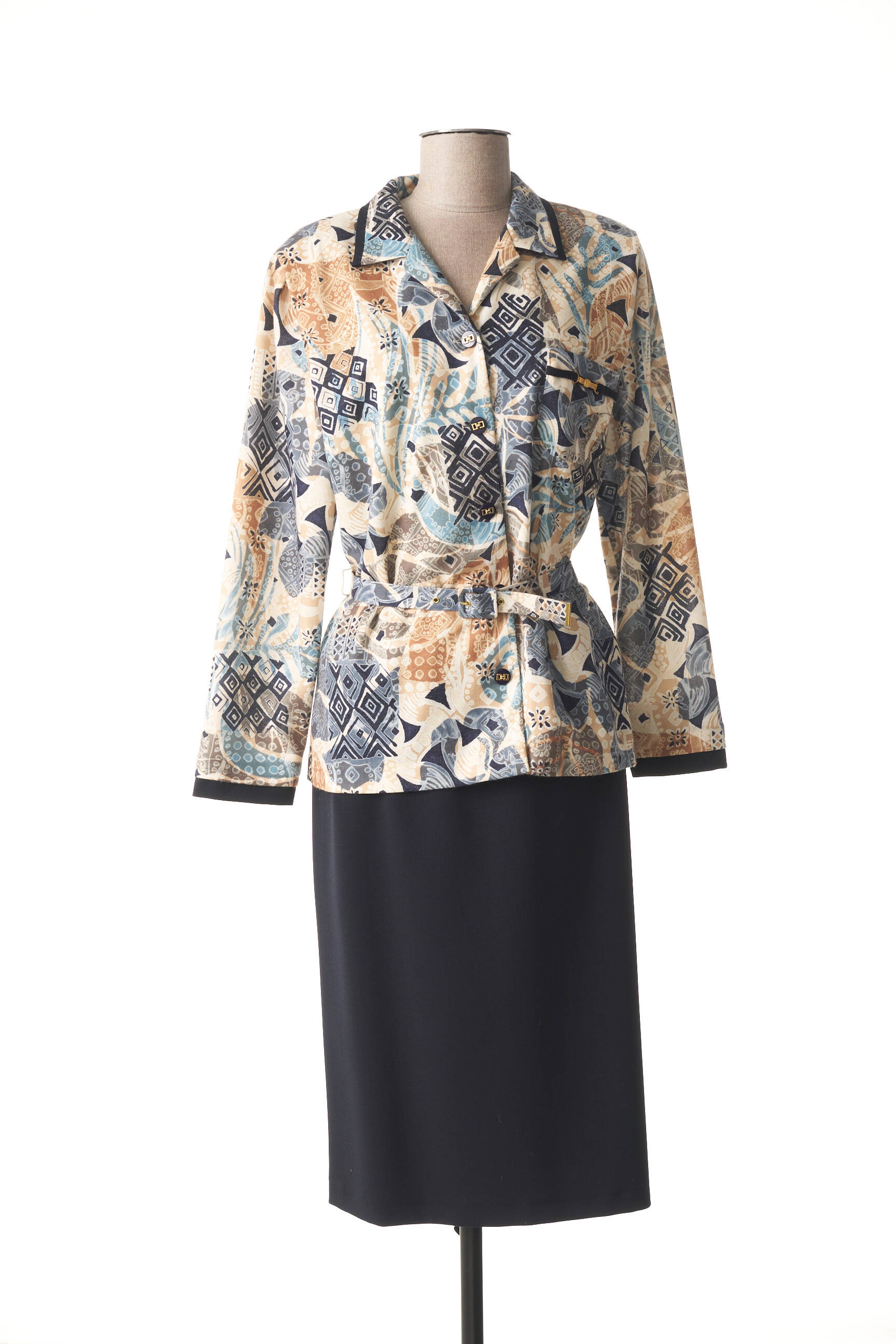 France Rivoire Ensembles Robe Femme couleur bleu