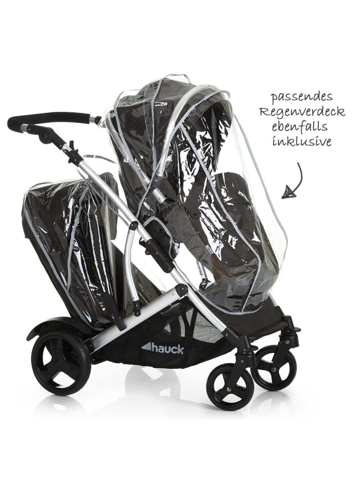 Hauck Geschwisterwagen Duett 2 - Black in schwarz günstig kaufen onesize