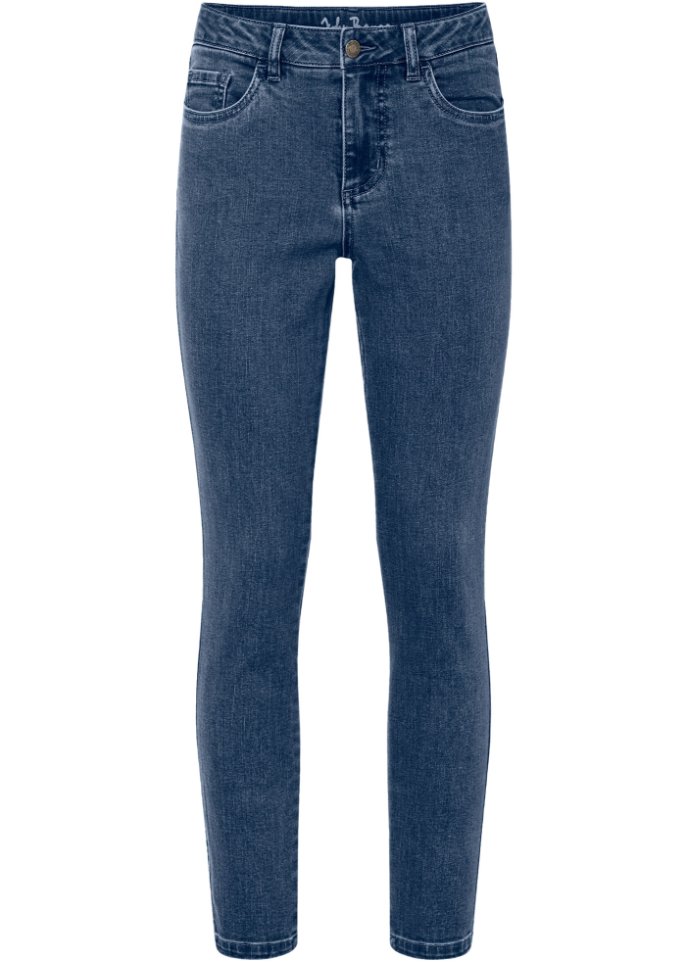 Stretch-Jeans, Skinny, knöchelfrei
