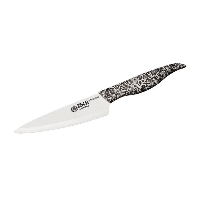 Samura Inca mit weißer Keramikklinge, Filetmesser 15,5 cm.