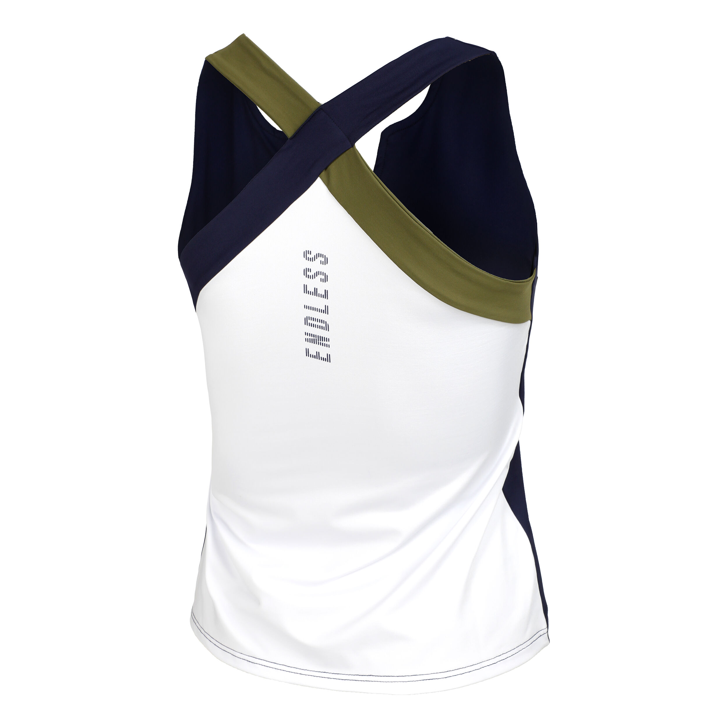 Bliss Tank-Top Damen - Dunkelblau, Weiß