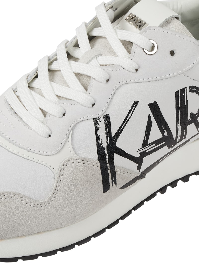 Sneaker aus Leder Modell 'Velocitor' in weiß