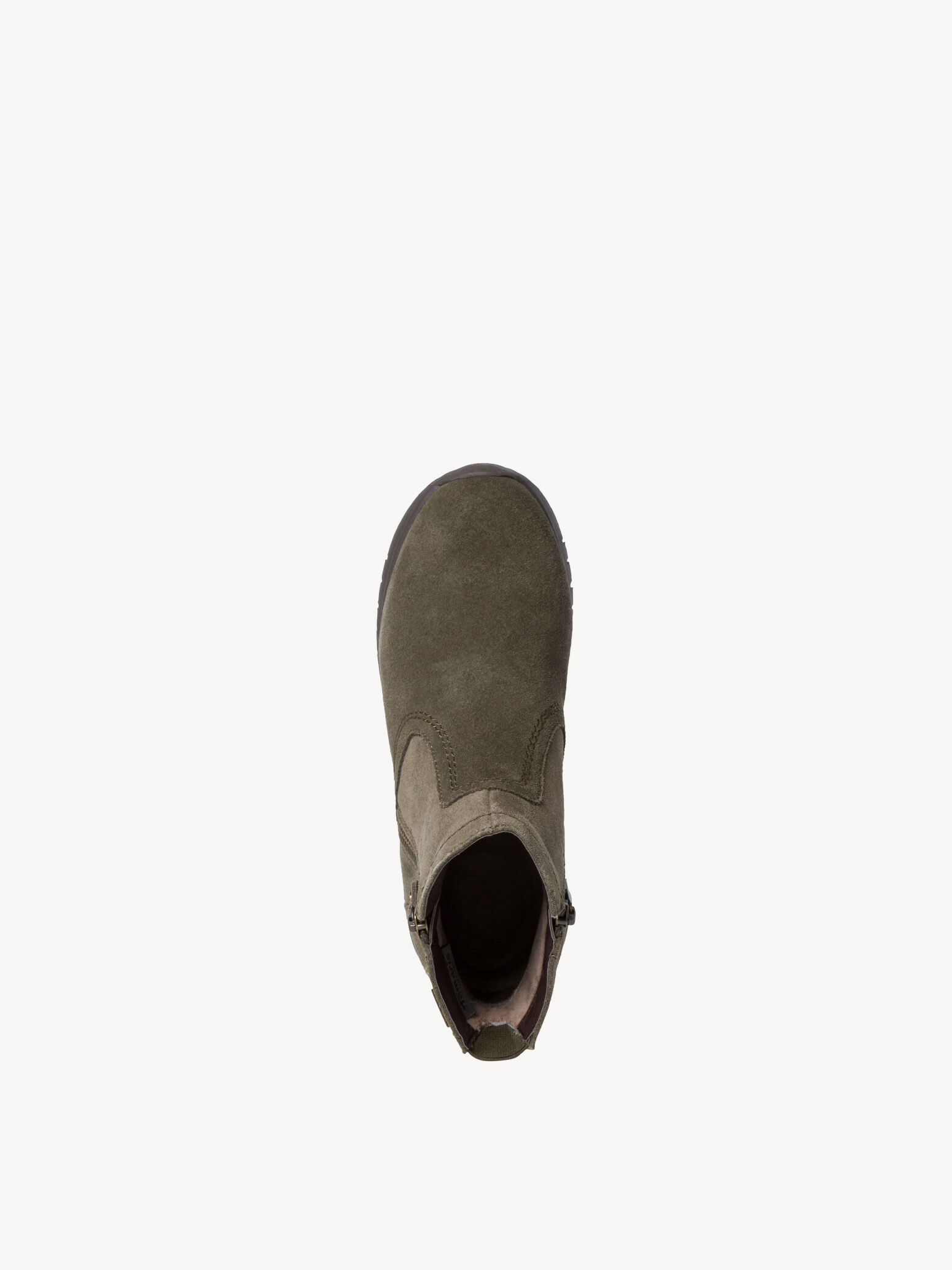 Bottine en cuir - vert