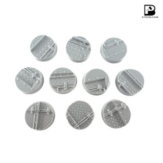 Bitspudlo - 32mm Round Industrial Bases (10)