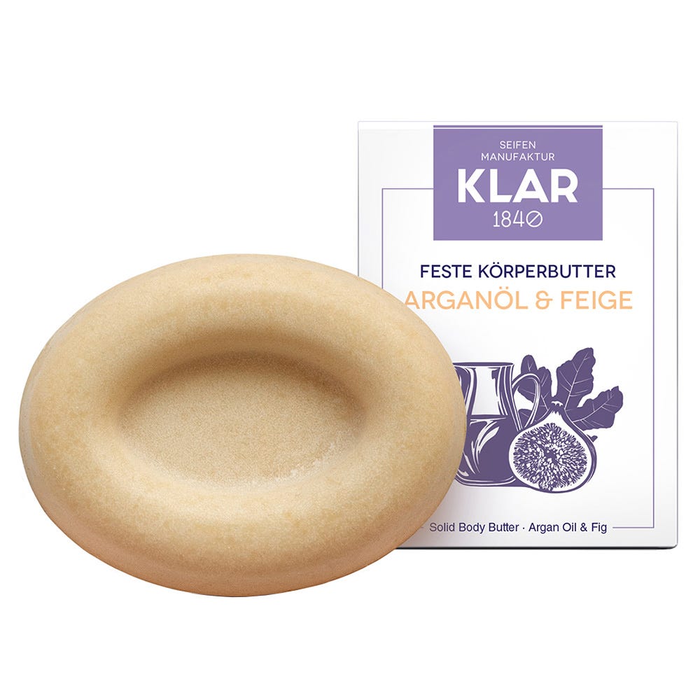 Klar's feste Körperbutter Argan & Feige 60 g