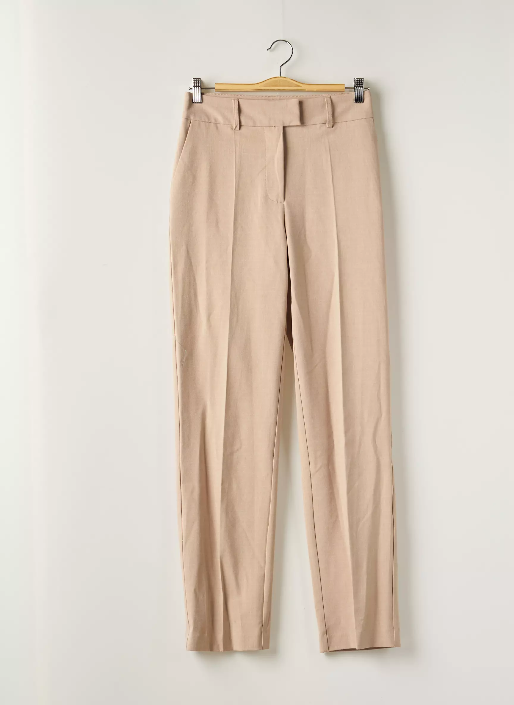 Na Kd Pantalons Droits Femme couleur beige