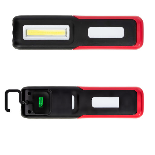 Gedore RED 3300002 R95700023 Faro da lavoro a LED magnetico 2x 3W ricaricabile tramite USB