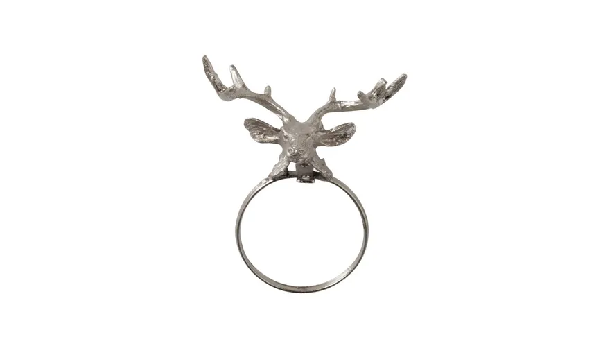 Boltze Serviettenring Bionto, 4 tlg. silber