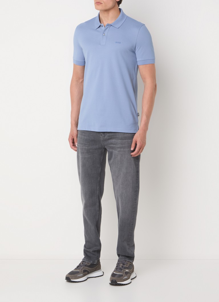 Polo HUGO BOSS Pallas de corte regular em algodão piqué