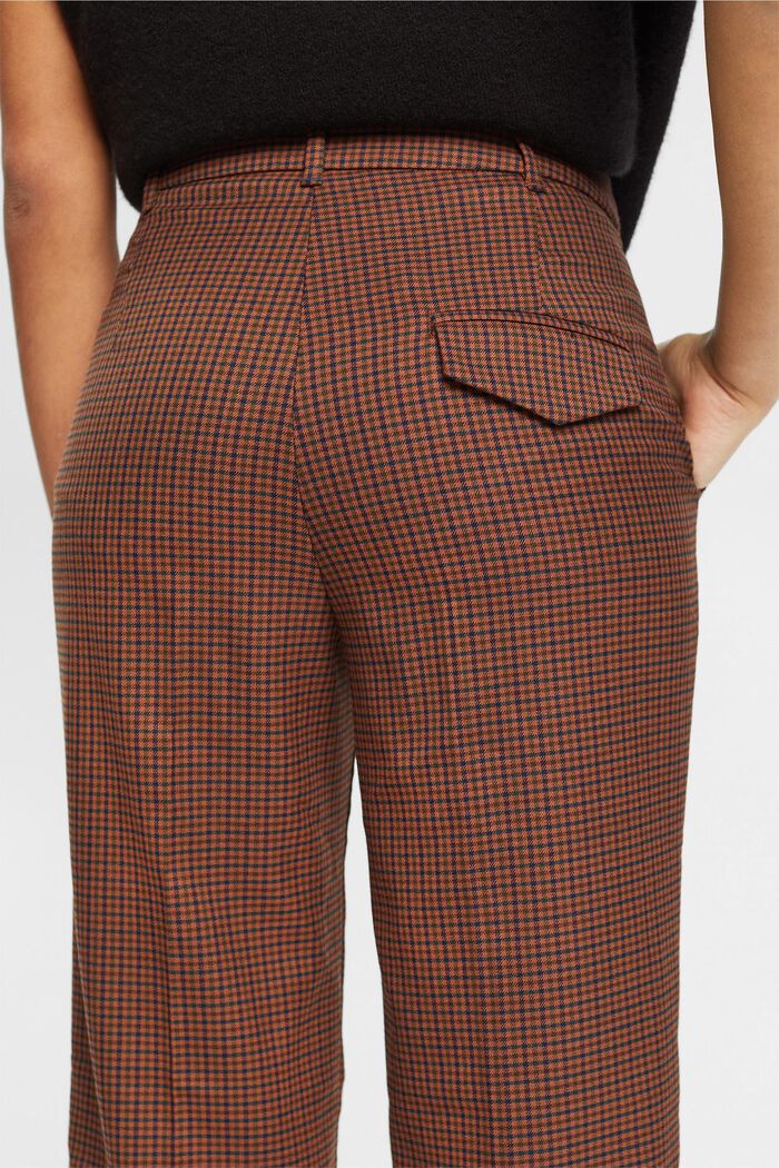 Cropped-Hose mit Karo