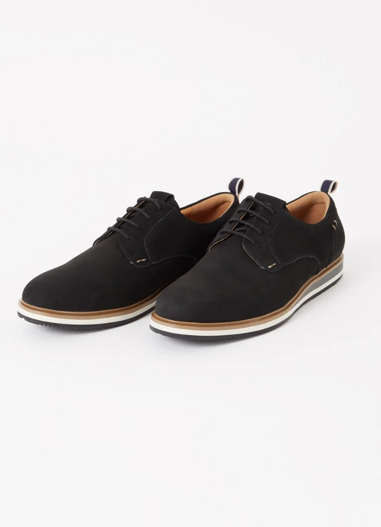 Buty sznurowane Blakesley z nubuku firmy Dune London