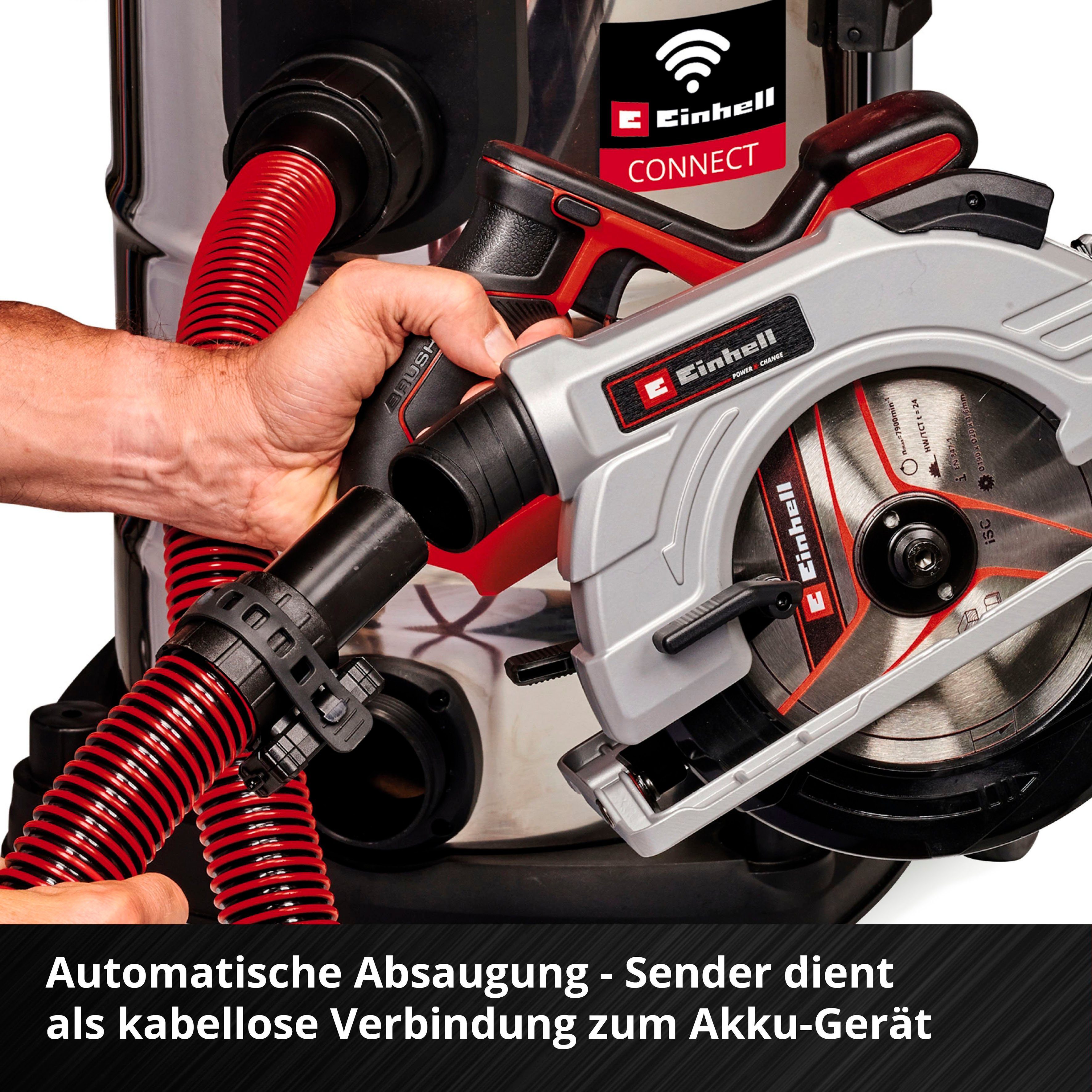 Einhell Nass-Trocken-Akkusauger TP-VC 36/30 S Auto-Solo, mit Beutel, ohne Akku
