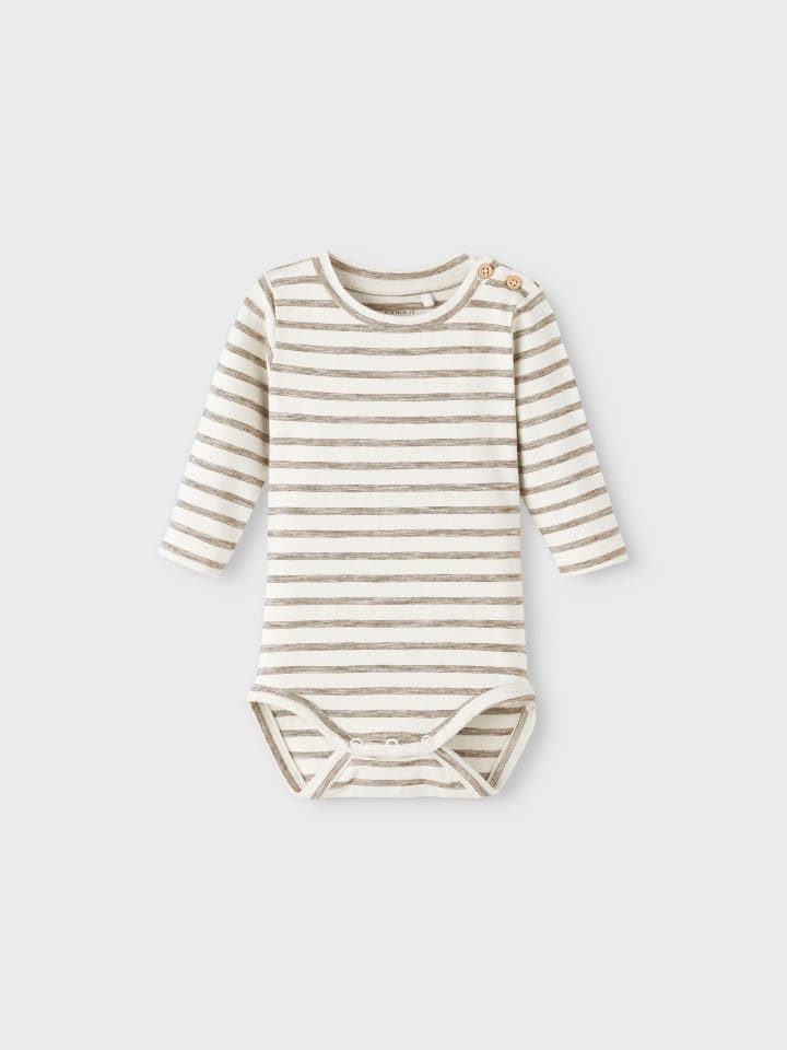 name it Baby Geschenkset Body, Einteiler, Shirt und Hose in Braun günstig kaufen