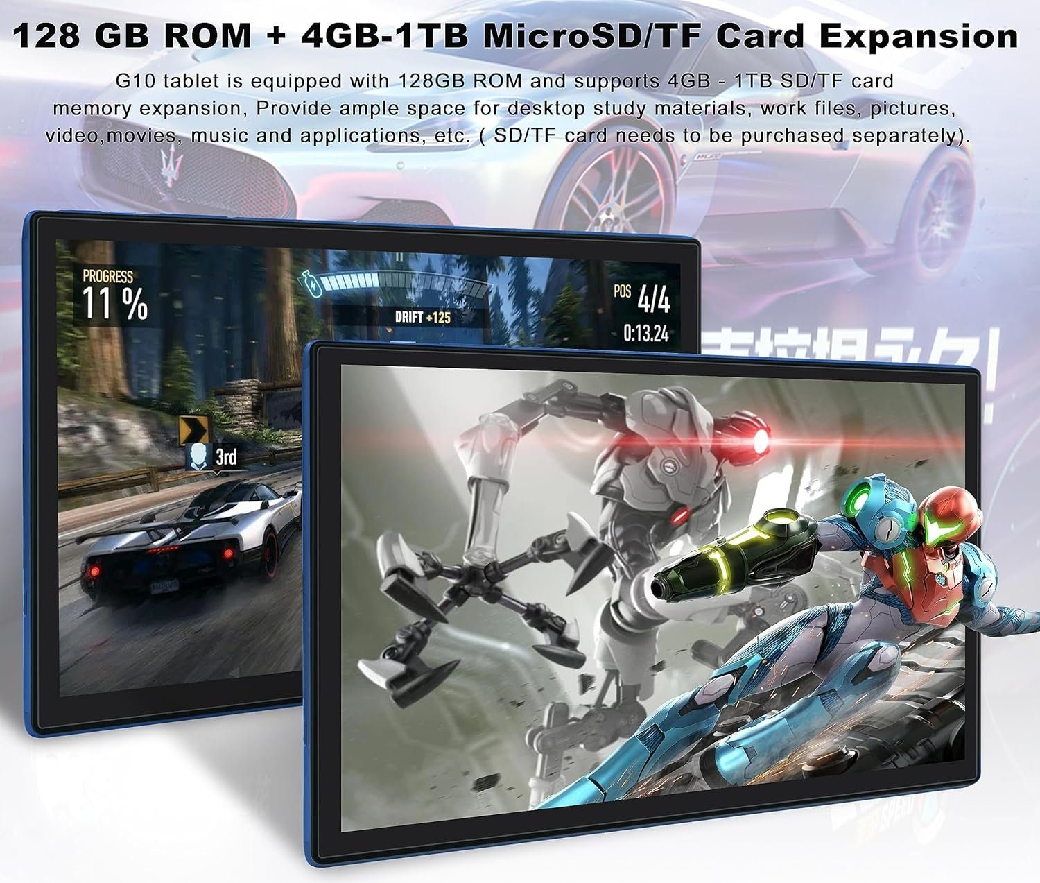 GOODTEL 14GB RAM 1TB TF, WiFi 5G Tablet (10