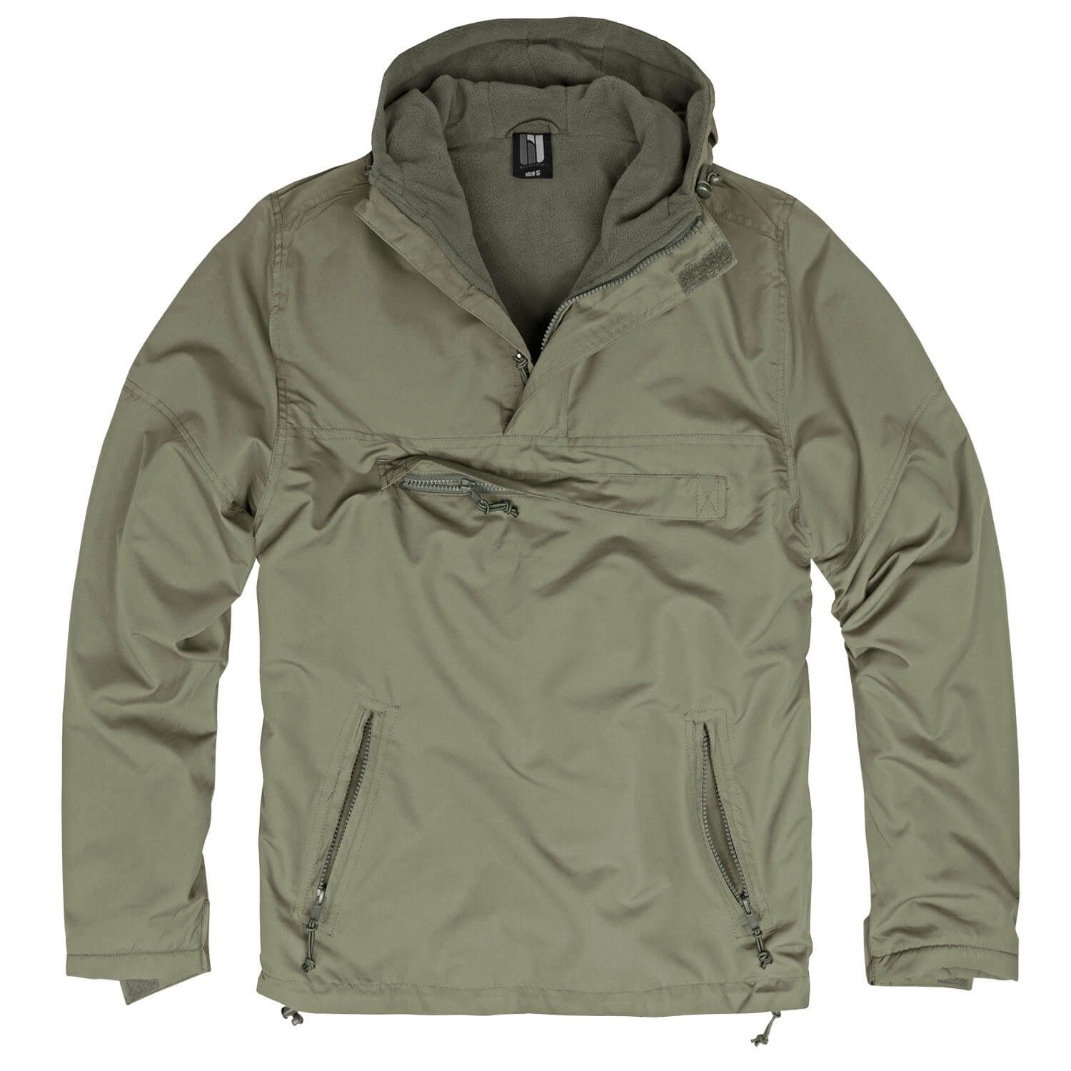 Hooded Windbreaker mit Fleecefutter