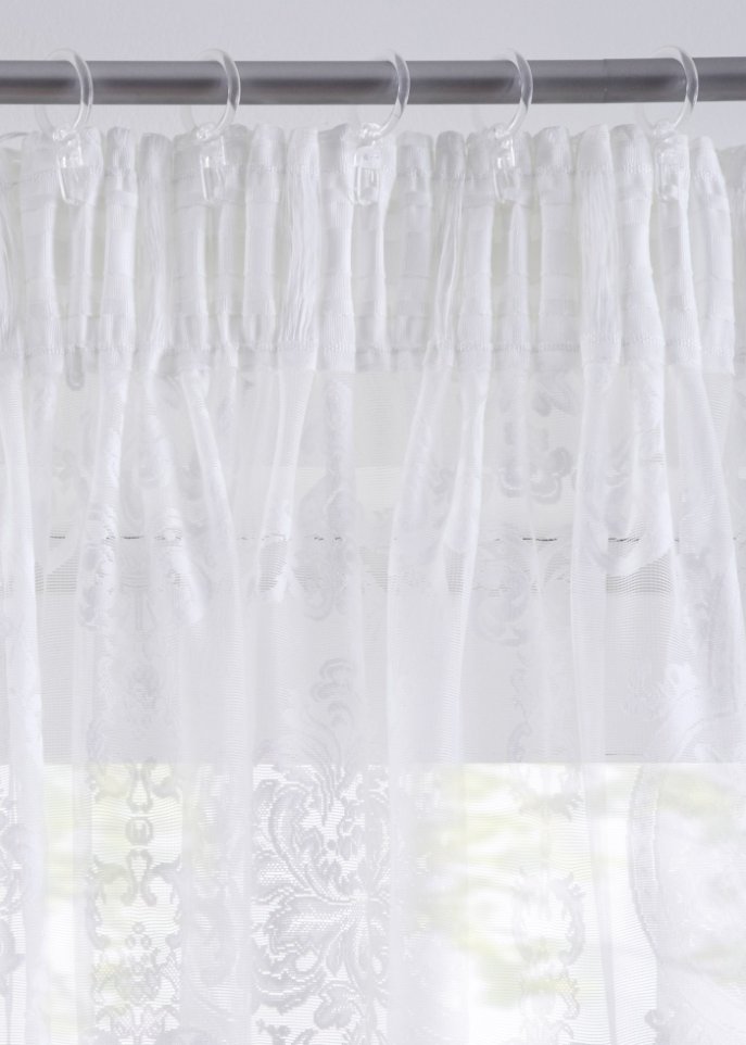 Jacquard Gardine mit Ornamenten