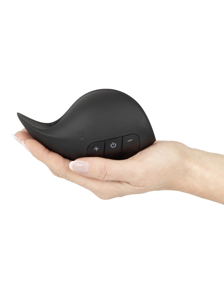 Rebel Masturbator Vibrating Glans Masturbator in schwarz günstig kaufen 13 cm