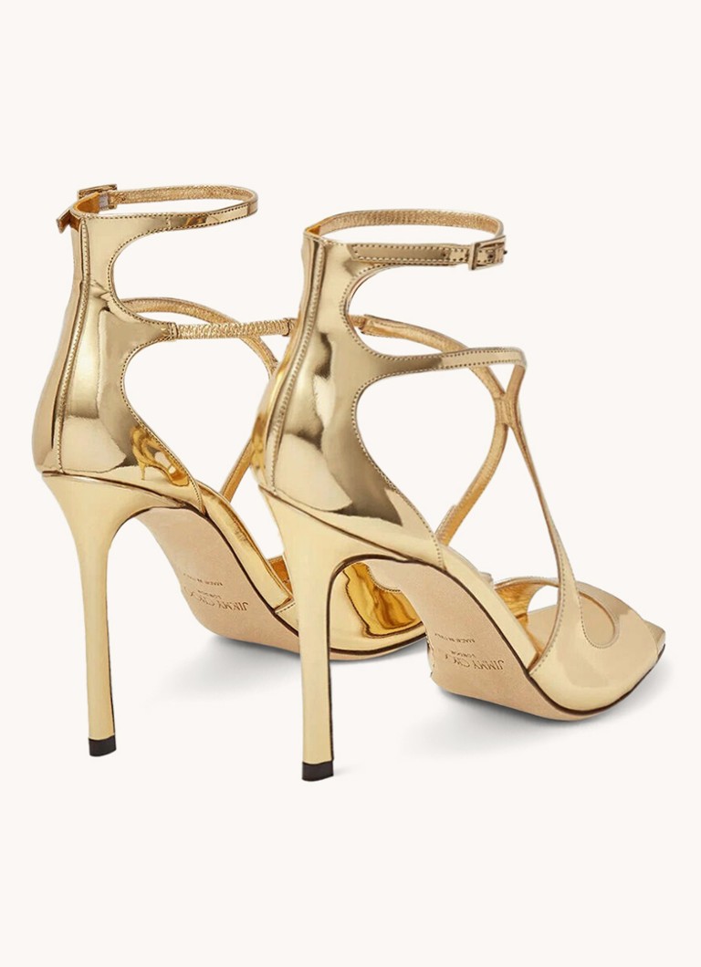 Sandale Jimmy Choo Asia 110 cu finisaj metalic