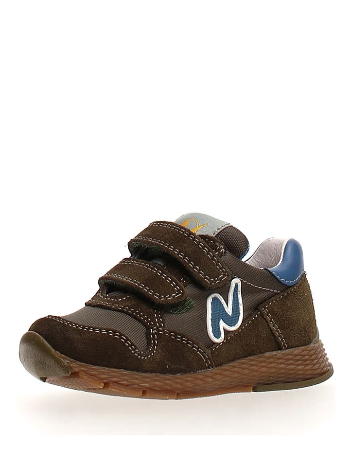 Naturino Leder-Sneakers in Khaki günstig kaufen