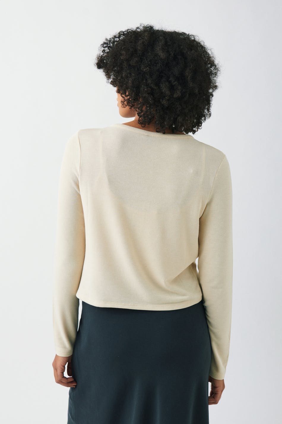 One button cardigan