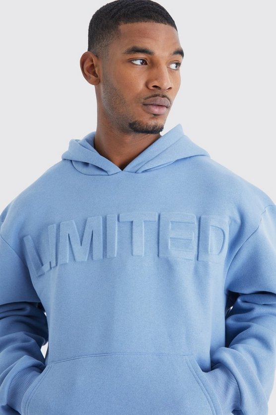 Tall kastiger Oversize Limited Hoodie