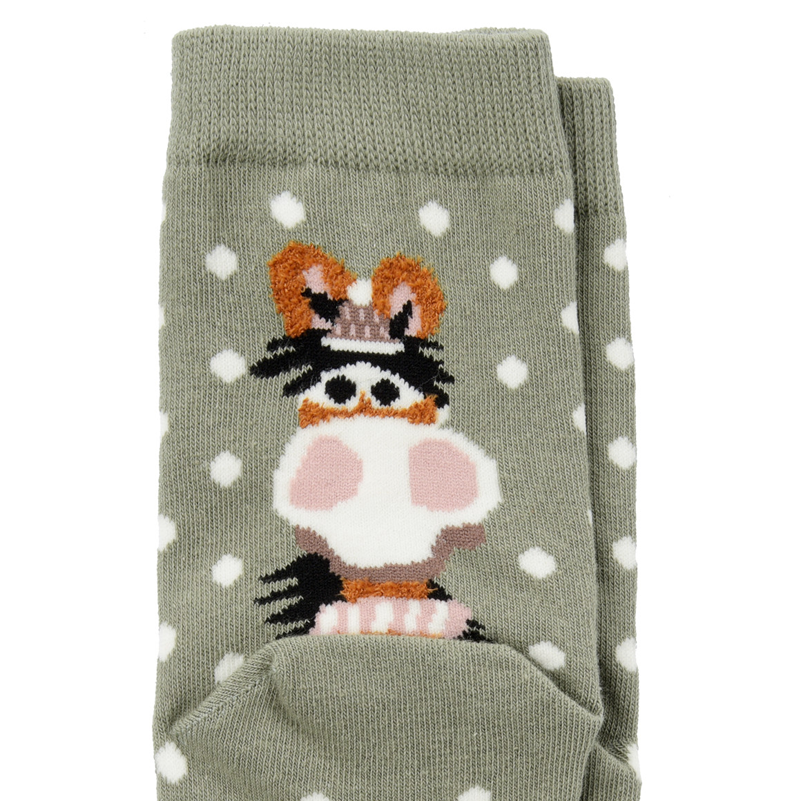 1 Paar Damen Socken mit Pferd