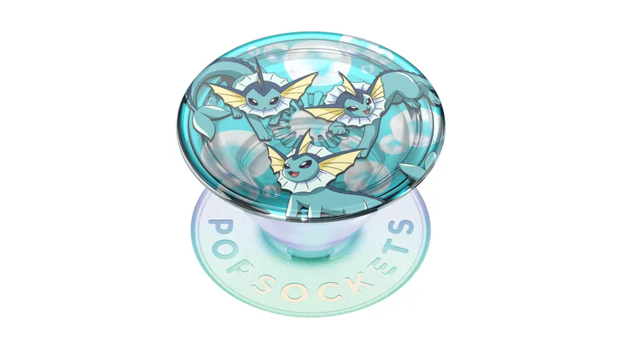 PopGrip - ausziehbarer Handy-Griff Handyhalter - Pokémon Vaporeon Bubbles