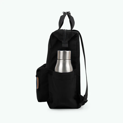 Berlin Black Foldable Backpack